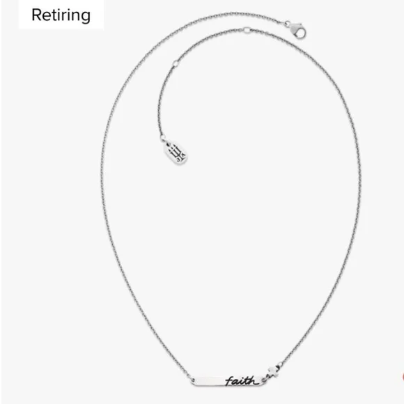 James Avery Rare & Retired Faith Horizon Necklace